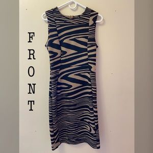 Calvin Klein Zebra print Dress